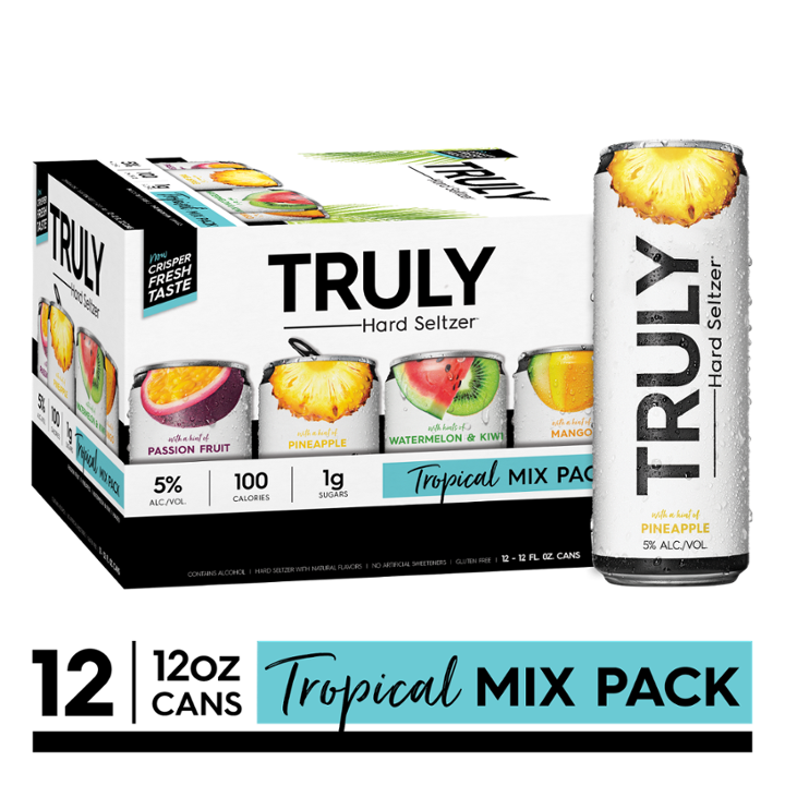 TRULY Hard Seltzer Tropical Variety Pack 2/12/12TT