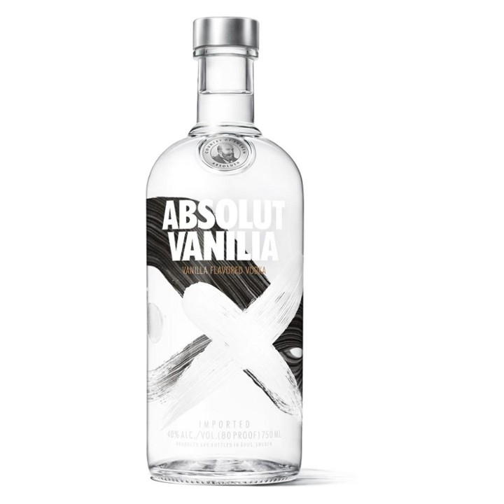 Absolut Vanilia Vodka Flavored - 750ml Bottle