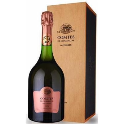 Taittinger Comtes De Champagne Rose Sparkling Rose Wine - from France - 750ml Bottle