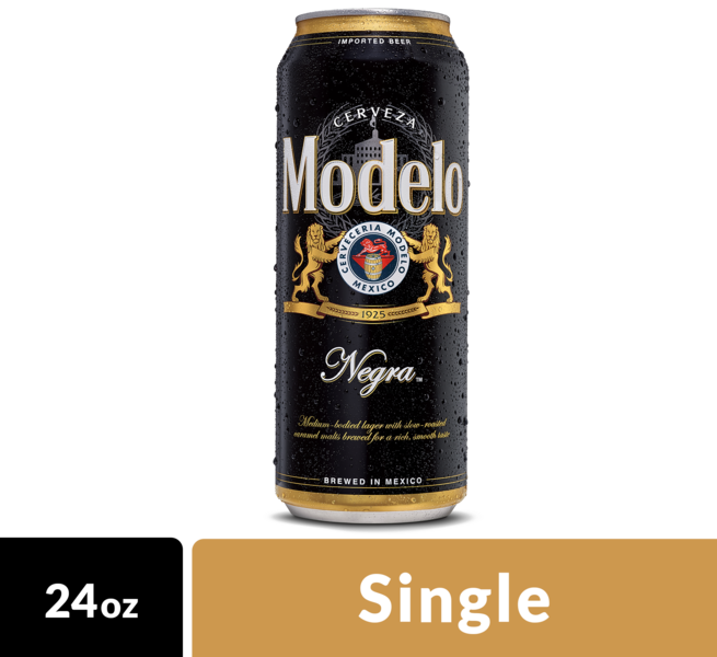 Modelo Negra Mexican Amber Lager Beer, 24 Fl Oz Can, 5.4% ABV