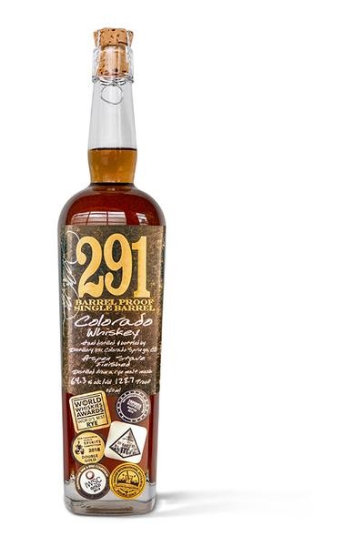 291 Colorado Barrel Proof Single Barrel Whiskey - 750ml Bottle