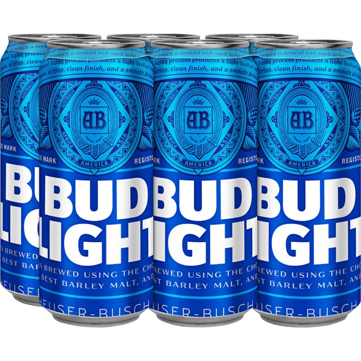 Bud Light Beer - 6pk 16TT Cans