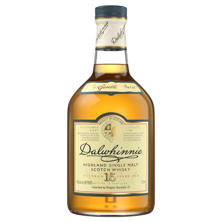 Dalwhinnie 15 Year Single Malt Whiskey - 750ml Bottle