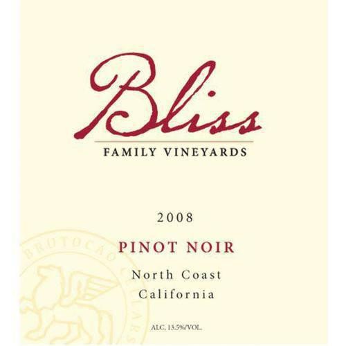 Bliss Pinot Noir - Red Wine from California - 750ml Bottle
