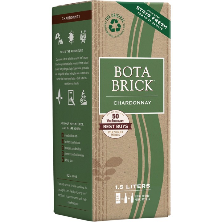 Bota Box Chardonnay - White Wine from California - 1.5l Box