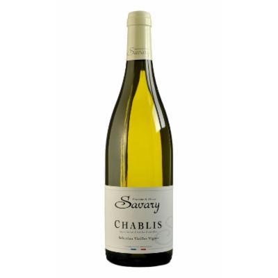 Francine Olivier Savary Chablis Vv Chardonnay - White Wine from France - 750ml Bottle