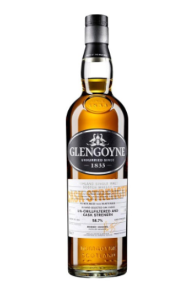 Glengoyne Single Malt Cask Strength Whiskey - 750ml Bottle