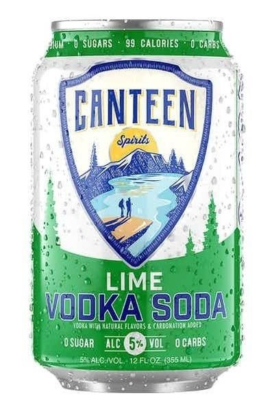 Canteen Canteen Lime Vodka Soda Ready-to-drink - 4 Pack 12oz Cans
