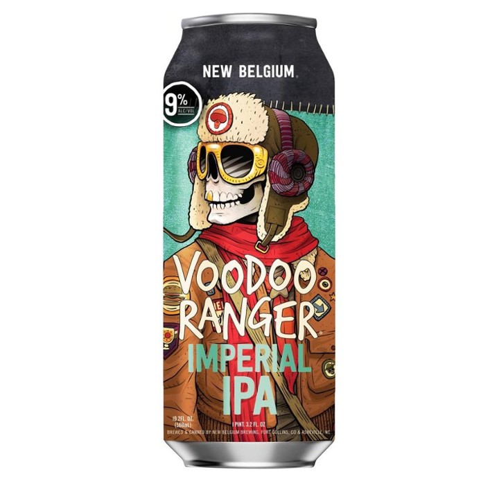 New Belgium Voodoo Ranger Beer, Imperial IPA - 19.2 Oz