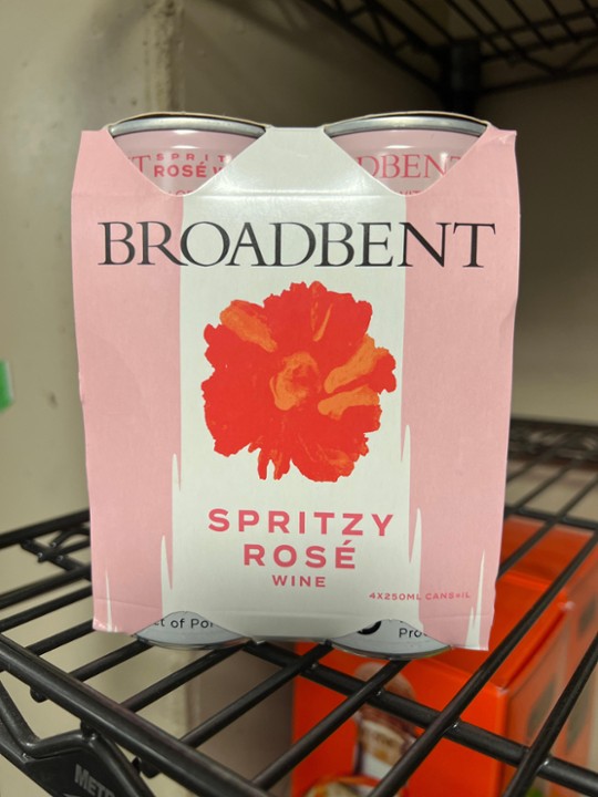 Broadbent Spritzy Rose Cans (6x4pkx250ml)