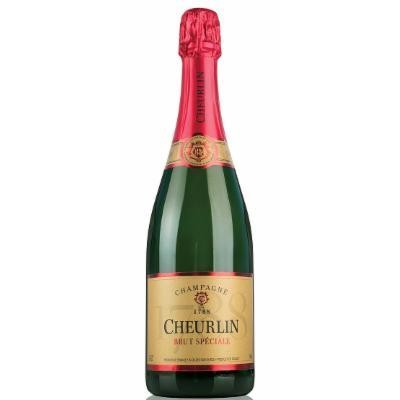 Cheurlin Brut Speciale Champagne - from France - 750ml Bottle