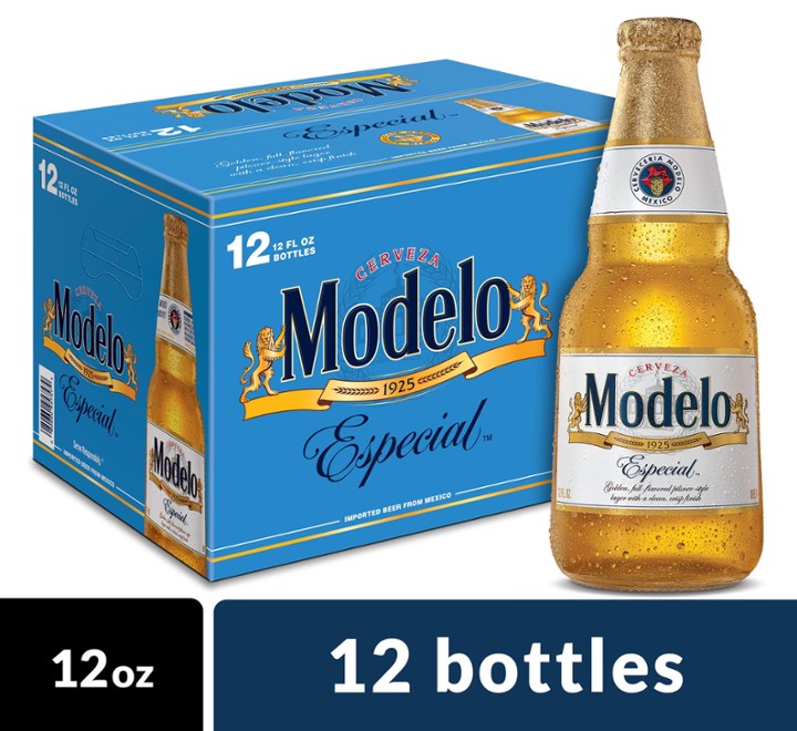 Modelo Especial Mexican Lager Beer - 12/12oz bottles