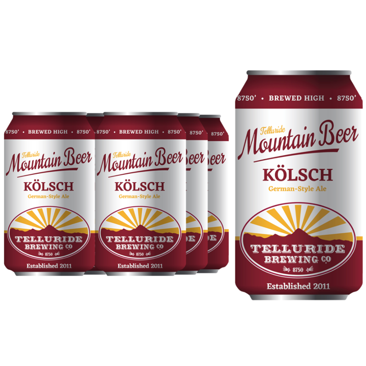 Telluride Brewing Company Mountain Beer Kolsch 6pk 12oz Can 5.2% ABV