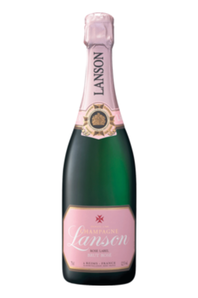 Lanson Rose Brut Rose - Sparkling Wine from France - 750ml Bottle