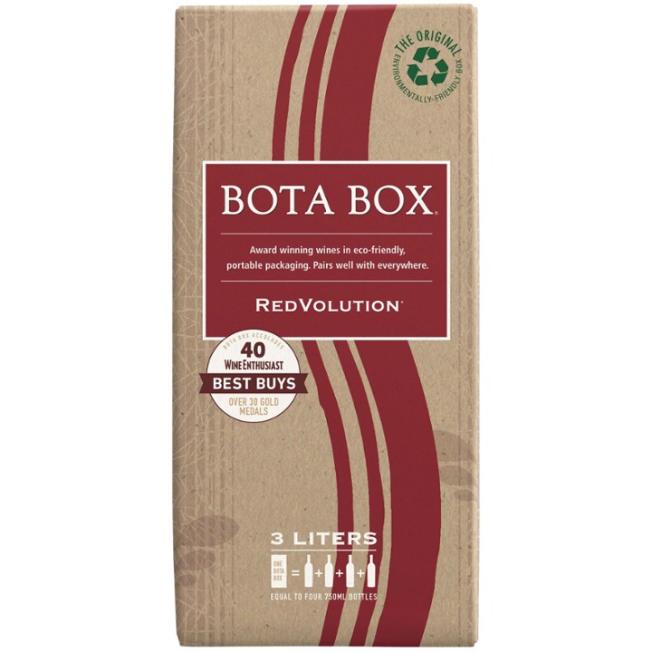 Bota Box RedVolution Blend - Red Wine from California - 3l Box