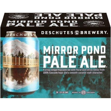 Deschutes Mirror Pond Pale Ale Beer 6-12 Fl. Oz. Cans
