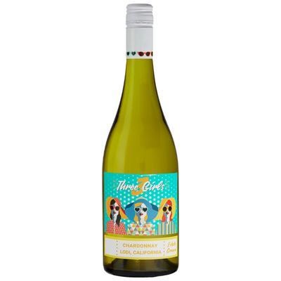 Three Girls 3 Girls the Mediator Chardonnay 2020 White Wine - California