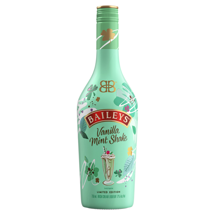 Baileys Vanilla Mint Shake Irish Cream Liqueur - 750ml Bottle