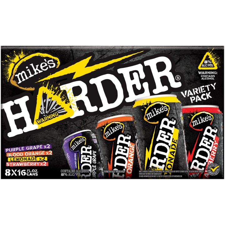 Mike's HARDER Variety Pack 8-pk 16oz. Can
