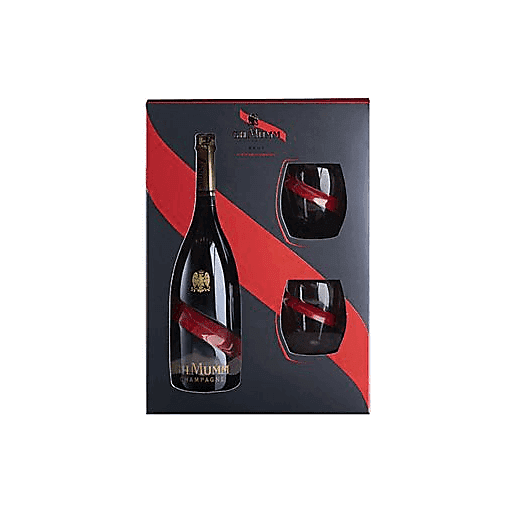 Mumm Grand Cordon Brut W/ Flutes & Sparkling Wine Champagne & Sparkling Wine | 750ml