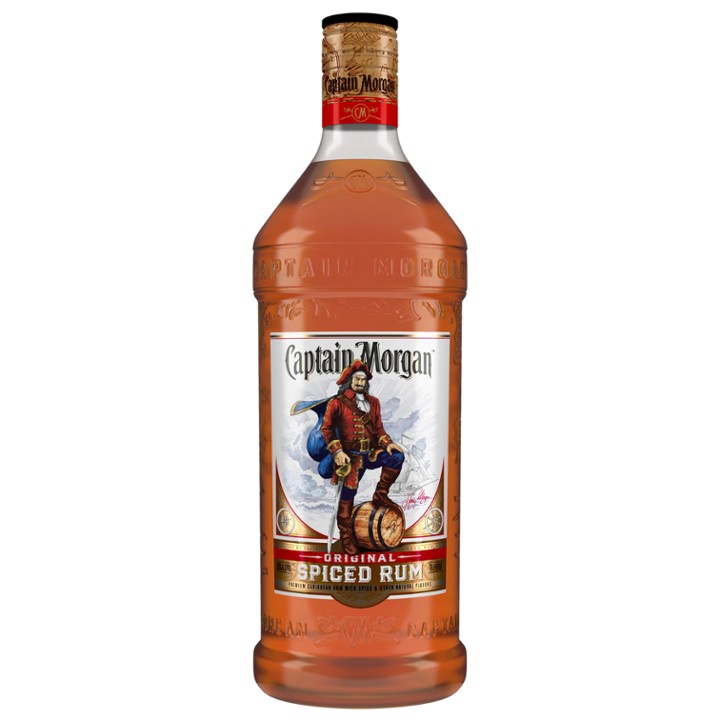 Captain Morgan Spiced Barrel Rum, 1.75 L (70 Proof)