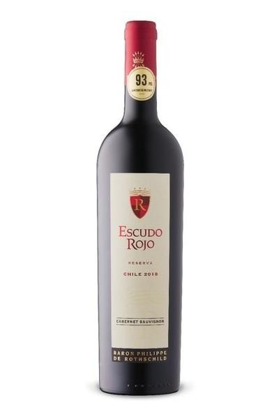 Escudo Rojo Cabernet Sauvignon Reserva, Maipo Valley - Red Wine from Chile - 750ml Bottle
