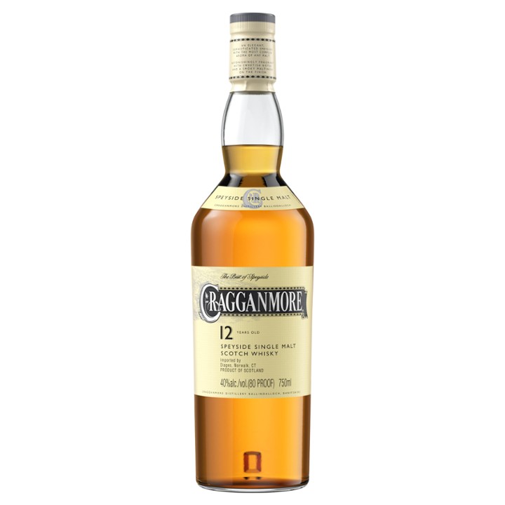 Cragganmore 12 Year Single Malt Whiskey - 750ml Bottle