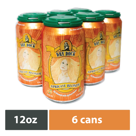 Dry Dock Apricot Blonde Ale 6pk 12oz Can 5.1% ABV