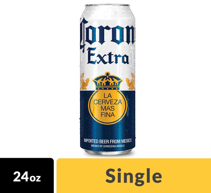 Corona Extra Mexican Lager Beer 24 Oz Can - 24.0 Fl Oz