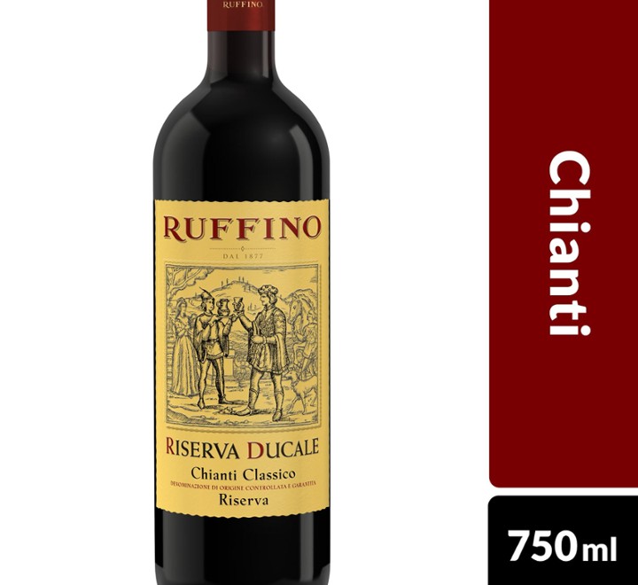 Ruffino Riserva Ducale Chianti Classico DOCG Sangiovese Red Blend Italian Red Wine - from Italy - 750ml Bottle