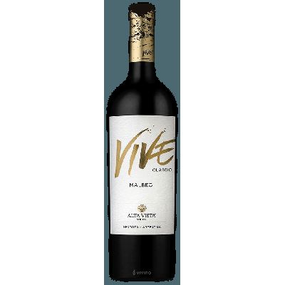 Alta Vista Vive Malbec - Red Wine from Argentina - 750ml Bottle