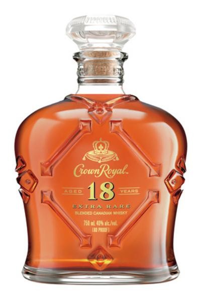 Crown Royal Aged 18 Years Extra Rare Blended Canadian Whisky - 750ml Bottle