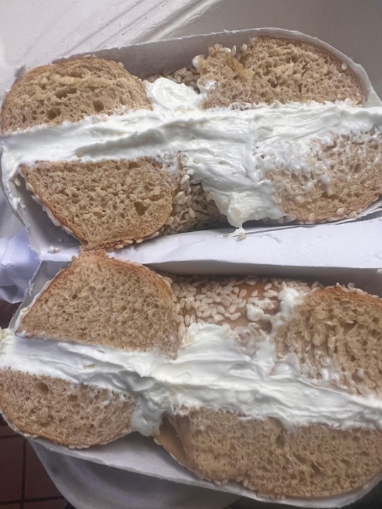 Bagel with Cream Cheese Combo (Chips & Pickle Spear)