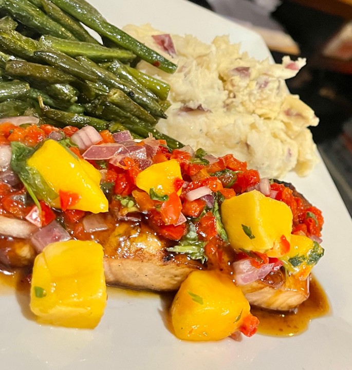 Bourbon Glazed Salmon