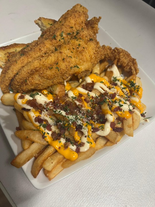 Fried Catfish And Fries