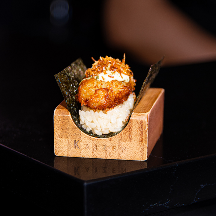 Fried Oyster Hand Roll