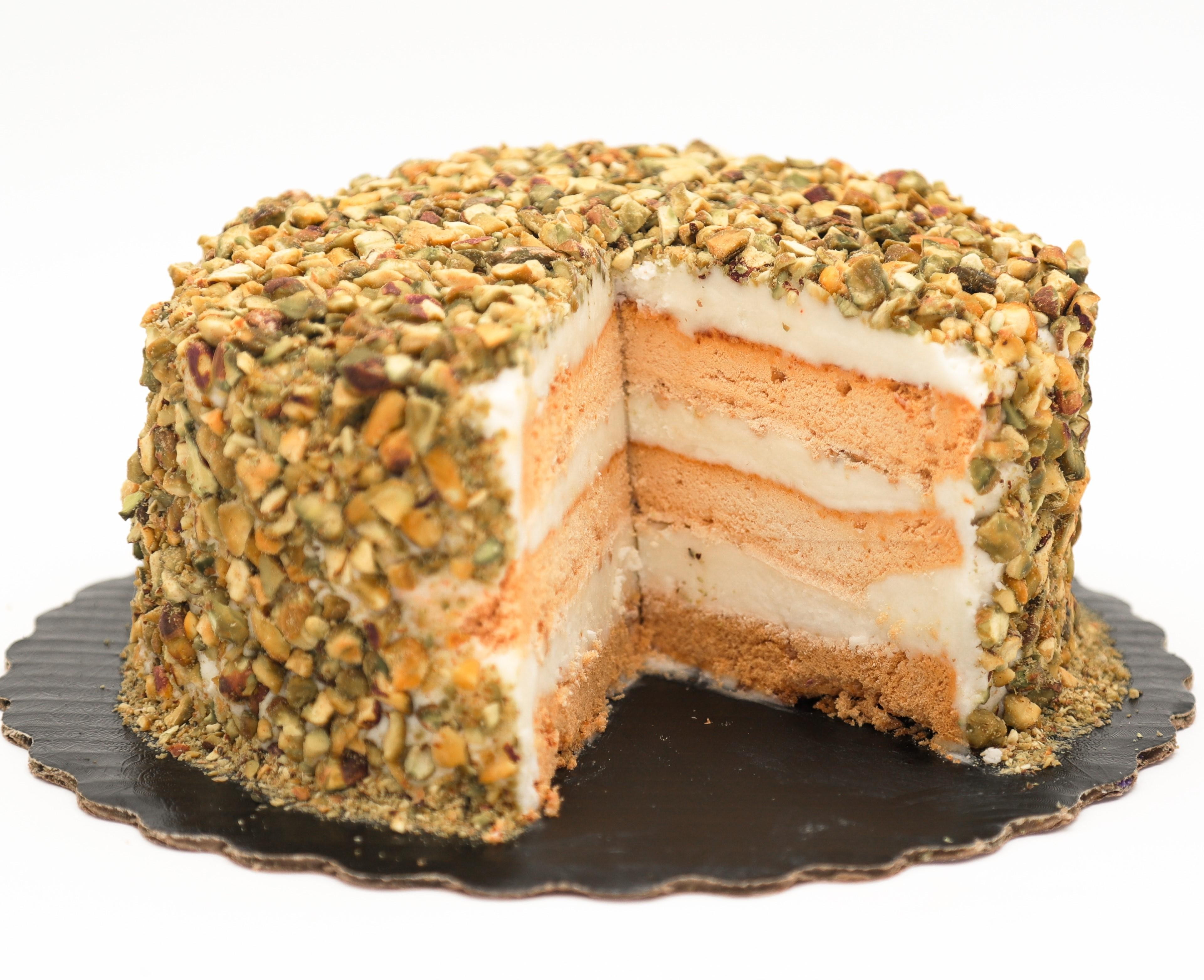 Pistachio Sans Rival Cake