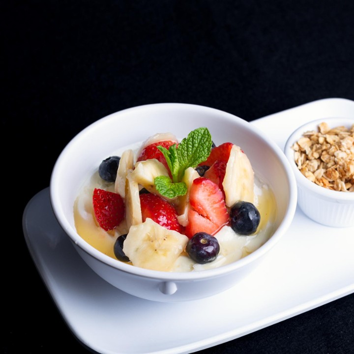 Yogurt, Granola & Fruits