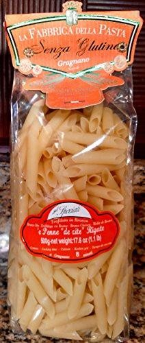 La Fabbrica Della Pasta - Gluten-Free Pasta, Penne Rigate, 500g (1.1lb)