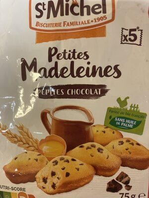 Petites Madeleines Pepites Chocolat