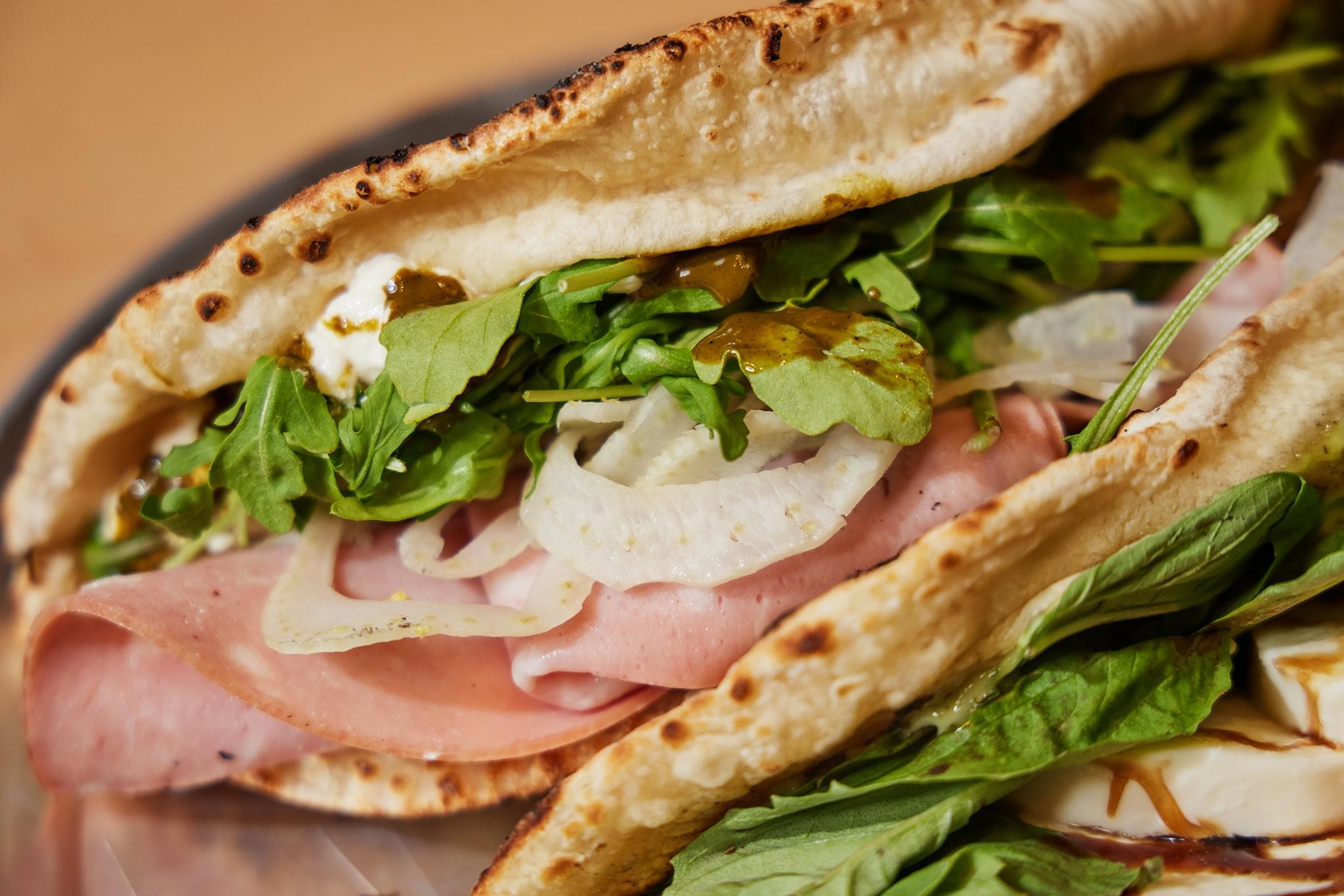 Truffled Mortadella Sandwich