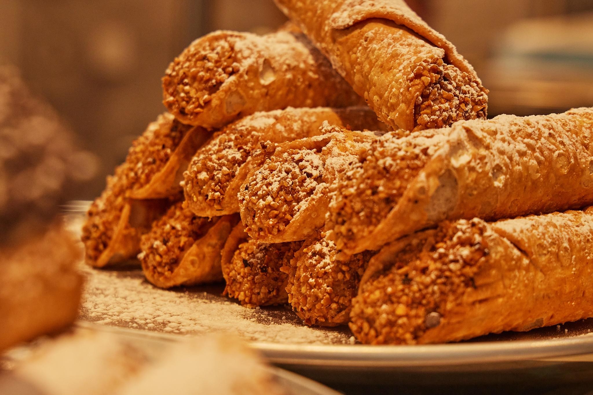 Hazelnut Cannoli