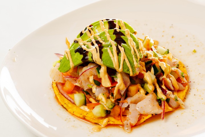 Fish Ceviche Tostada