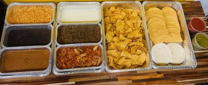 taco bar(8-10 servings)