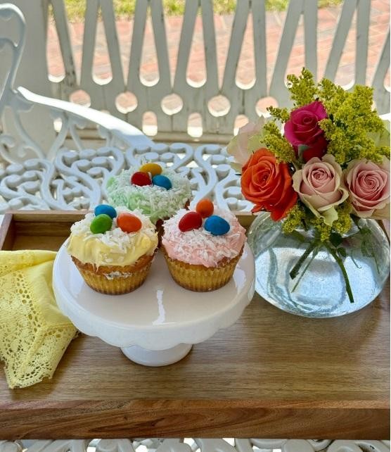 Easter Coconut Cupcakes