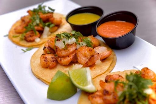 (4) Shrimp tacos