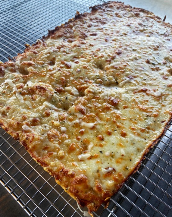 Lambo Garlic Parmesan white pizza