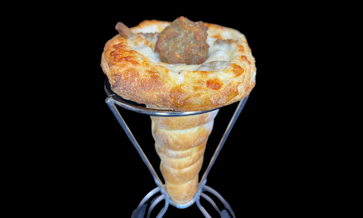 Pasta Meatball Cone