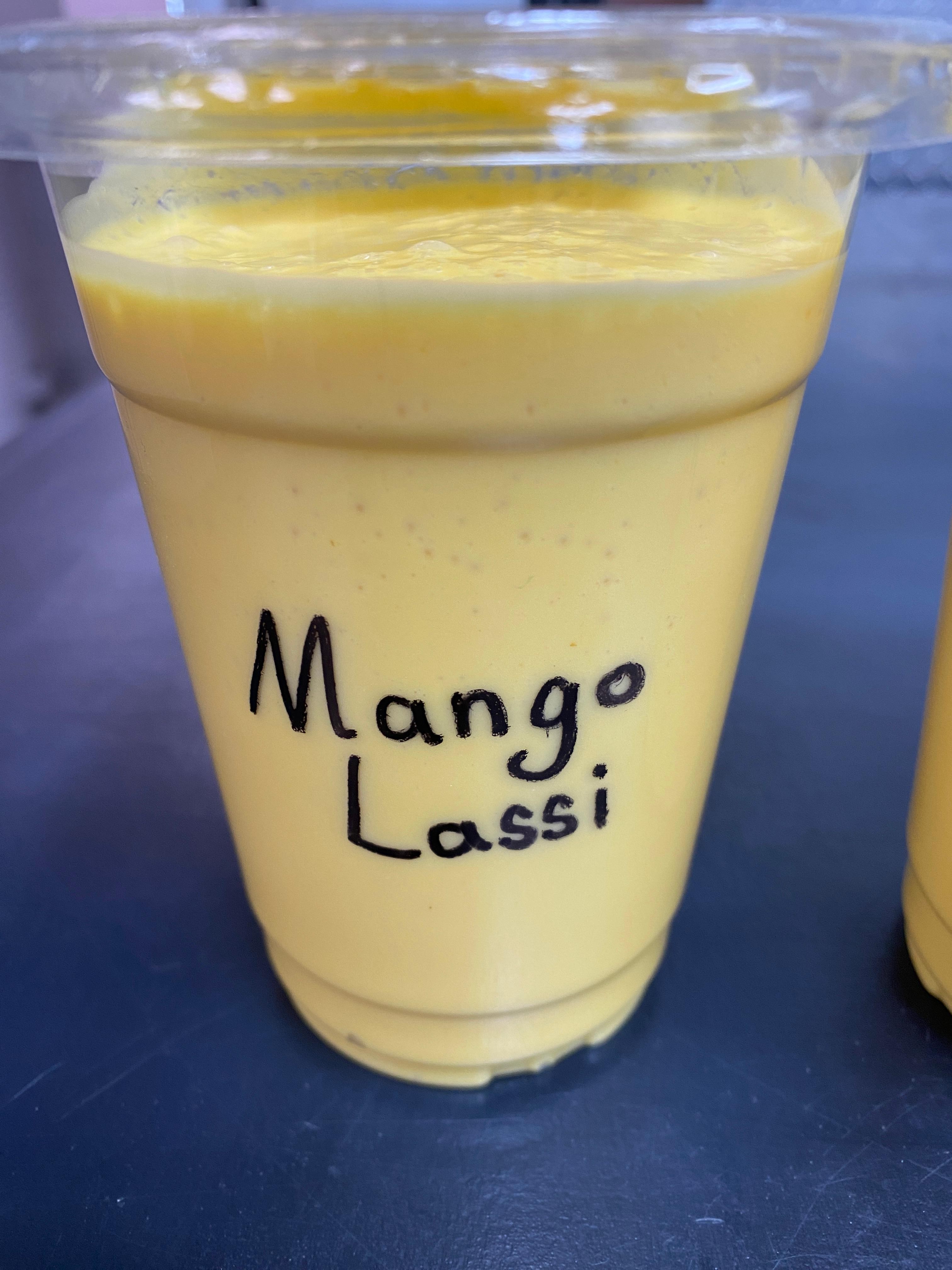 Mango Lassi (Mango yogurt shake)