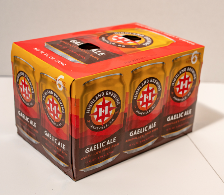 Highland Gaelic Ale 6pack 12oz Can